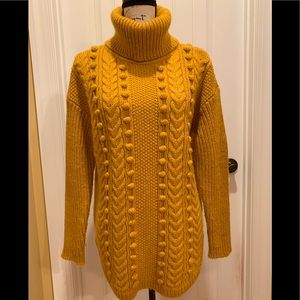 Talbots tunic length turtleneck sweater